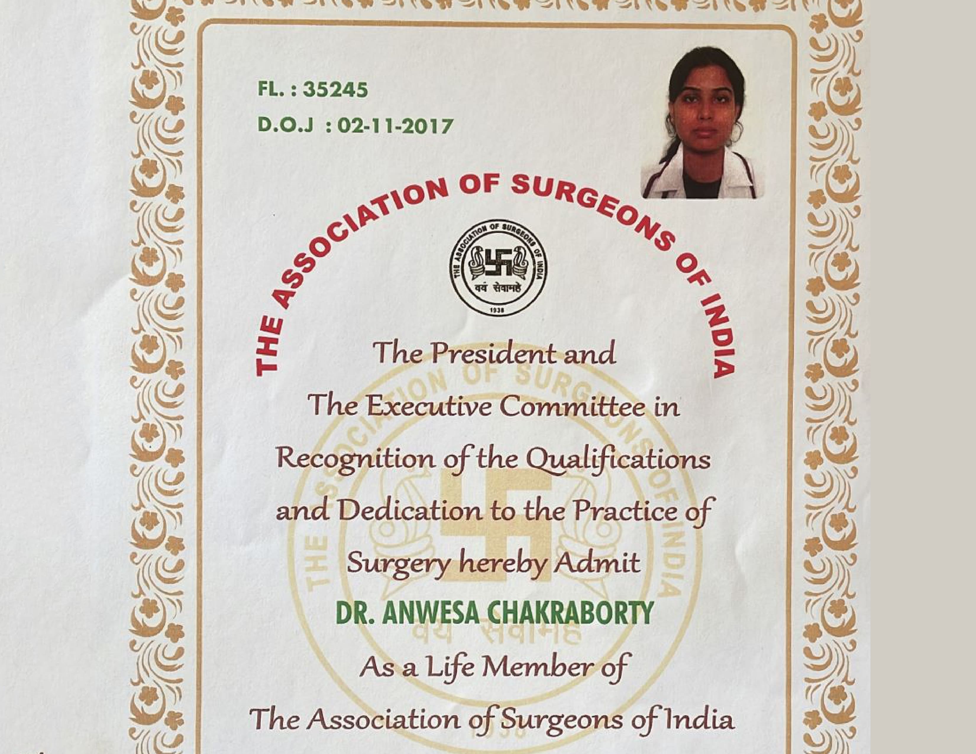 The Association of Surgeons of India