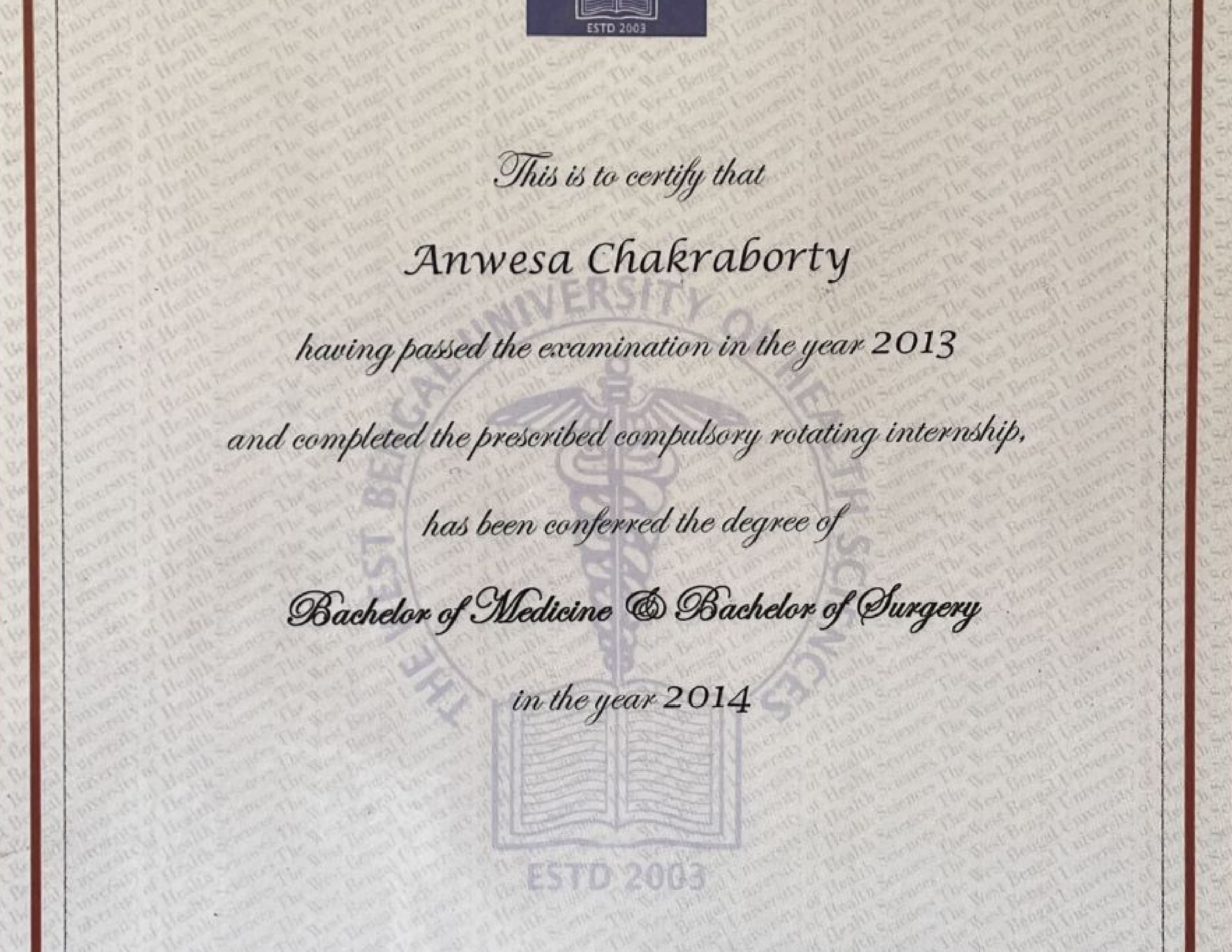 The West Bengal University of Health Sciences